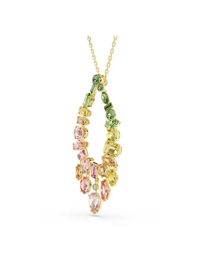 SWAROVSKI  Gema Gold Tone Plated Pendant Necklace for Women | Best Price UAE
